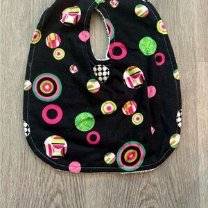 Colorful Patterned Kids Bib